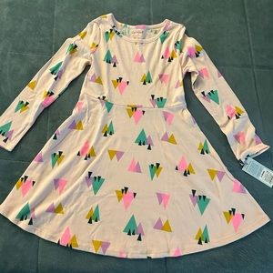 NWT - Cat & Jack long sleeve dress, size 6/6X